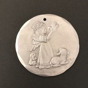 WENDELL AUGUST FORGE 1996 Littlest Angel Handmade Ornament